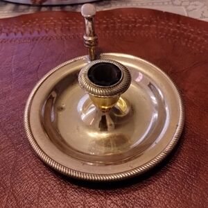 Elegant Silver Candle Holder